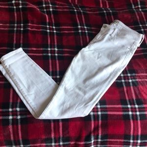 Abercrombie and Fitch White Jeggings